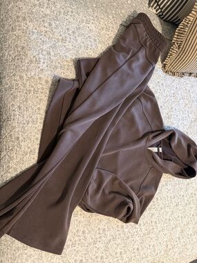 Lululemon brushed brown track suit